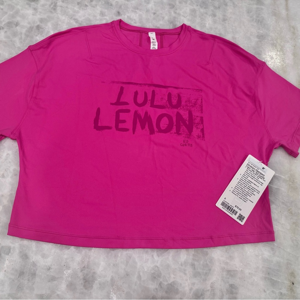 Lululemon Pink Waist Length Shirt (oversized)